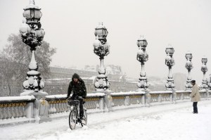 שלג בפאריז, 8 בדצמבר 2010