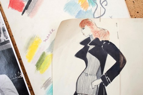 רישומים של סן לורן משנות השבעים