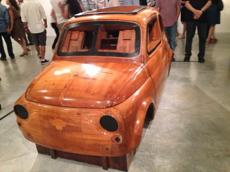 המודל של ה 500 המקורית, משנת 1956, נוצר על ידי דאנטה ג'יאקוזה, ומוצג בתערוכה בחולון