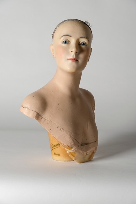 Wax bust by Pierre Imans, 1910s–20s
