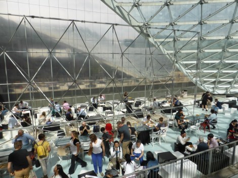 מבקרים בסלון