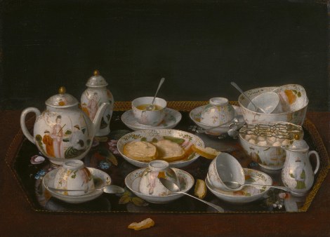 Jean-Etienne Liotard, Still-life: Tea Set, c. 1770???83 Oil on canvas mounted on board, 37.5 x 51.4 cm The J. Paul Getty Museum, Los Angeles, inv. 84.PA.57 Photo The J. Paul Getty Museum, Los Angeles 