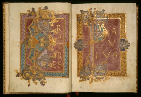 Epistle Lectionary. Eburnant (artist). Illuminated manuscript. Circa 960-980 A.D. Frankish Kingdom, Reichenau.